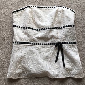 Ann Taylor strapless top -small